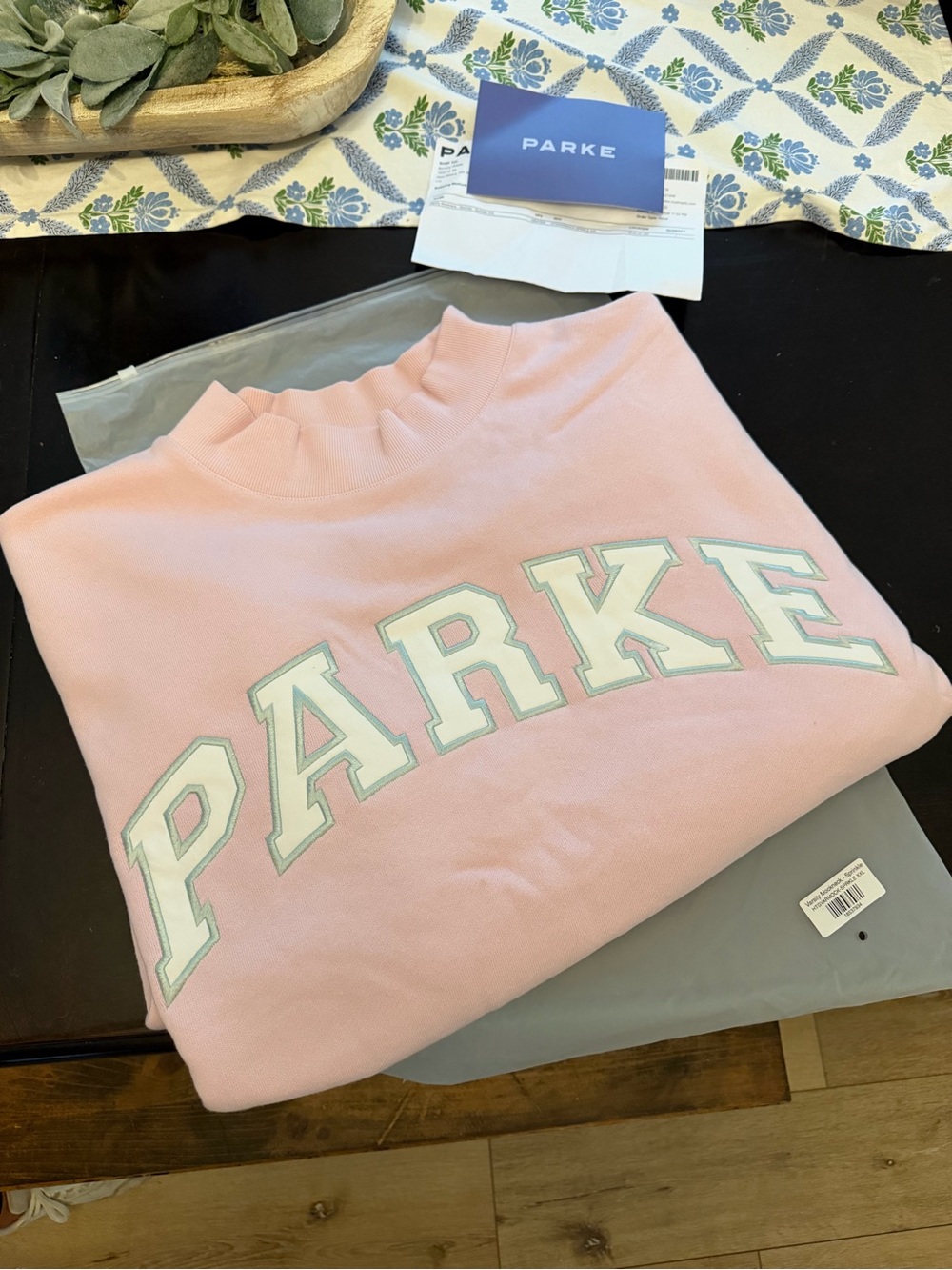 Parke Heritage Varsity Mockneck- Sprinkle